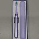 Aquasonic Icon ADA-Accepted Rechargeable Toothbrush | Magnetic Holder & Slim Travel Case | 2 Brushing Modes & Smart Timers | Gentle Micro-Vibrations (Lilac) (1 Count (Pack of 1))