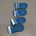 QUMY Dog Shoes for Large Dogs, Medium Dog Boots & Paw Protectors for Winter Snowy Day, Summer Hot Pavement, Water-Resistant in Rainy Weather, Outdoor Walking, Indoor Hardfloors Skid-Resistant Sole (Size 6: 2.6''x3.0''(W*L) (Pack of 4))