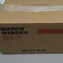 Watch Winder 6 with LED and Super Quiet Motor 4 Rotating Modes, Wooden Watch Storage Case Watch Shaker with USB Cable Gift (Black Carbon Fiber)