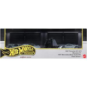 Hot Wheels Premium Collector Set Assortment - Advan Racing Team Vehicle Toy Minicar 4 Cars Ages 3 Years Old and Up Multi 987C-GMH39