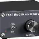 Fosi Audio M04 Subwoofer Amplifier for Home Theater Mono Channel Digital Class D Integrated Power Amp for Passive Speakers Subwoofer