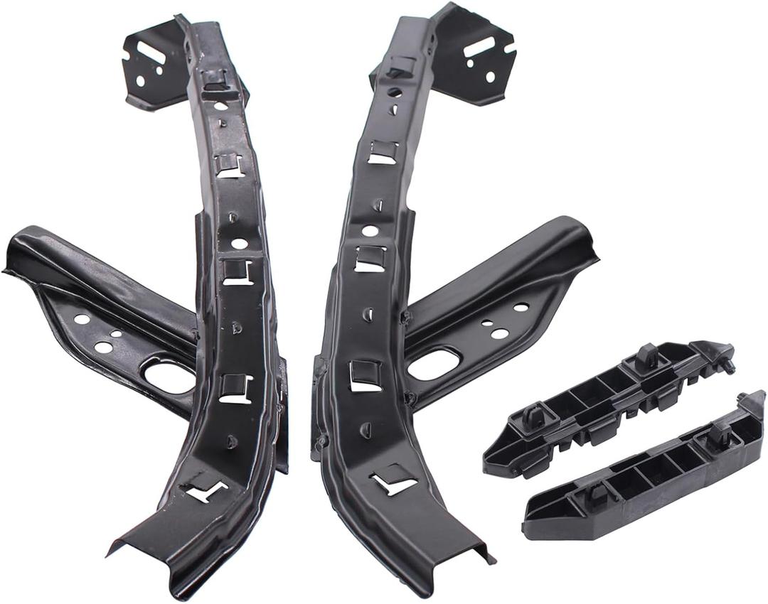 ApplianPar 4Pcs Left Right Side Front Headlight and Bumper Bracket Mount Support Retainer Kit for Civic 2012-2015