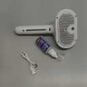 Renu Dog Brush, Renu FreshFur Dog Shower Brush + Bathing Solution, 3 in 1 Self Cleaning Steamy Pet Brushes, Dogs Grooming Tool for Long & Short Hair, Removes Loose Hair Reduces Shedding (White)