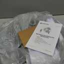 Comfort Zone 16-Inch Fan with Remote Control  Quiet 3-Speed Oscillating Indoor Fan with 90 Wide-Angle Airflow, Timer & Sleep Modes  Space-Saving Wall Fan for Bedroom, Home Gym & Office, White