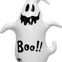 Halloween Inflatables Ghosts Outdoor Decorations 4ft Waterproof PVC Halloween Blow Ups Cute Ghost Boo Halloween Decorations for Holiday Party Yard Garden