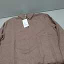 ZVX Brown Collared Men's Sweater, Size XL