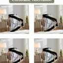 SPBL&L Black White and Gold Throw Blanket, Minimalist Modern Ink Line Throw Blanket for Bed Couch Bedroom Living Room, Modern Room Home Decor