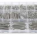 iexcell 720 Pcs M4 x 6/8/10/12/16/20/25/30/35/40/45/50 Stainless Steel 304 Hex Socket Head Cap Screws Bolts Nuts Washers Assortment Kit