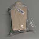 KunGe Necklace Bust Display Stand, Bust Necklace Holder, Pendant Chain Organizer for Women (Yellow Linen, S 1PCS) (9.4" Height (1pc))