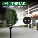 Magnetic Rechargeable Work Light with Stand, 4000LM Portable LED Light for Garage, Home, Emergency, Car Repair and Camping, 3 Color Temperatures, IP65 Waterproof