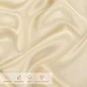12 Pack Champagne Round Tablecloth, 108 Inch Silky Satin Table Cloth, Bright Silk Tablecloth Smooth Fabric Table Covers Overlay Silky Round Table Decoration for Wedding Party Banquet Birthday
