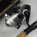 Shakespeare Cirrus 6'6" Spinning Fishing Rod and Reel Combo, 2-Piece Graphite Rod Blank, Size 30 Spinning Reel, Pre-Spooled with Monofilament Fishing Line