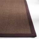 SAFAVIEH Natural Fiber Collection Accent Rug - 2'6" x 4', Brown & Brown, Border Sisal Design, Easy Care, Ideal for High Traffic Areas in Entryway, Living Room, Bedroom (NF131C)
