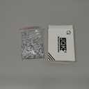 #10 x 1-3/4" Flat Head Wood Screw, Sheet Metal Screws, Stainless Steel 18-8 (304), White Head, 100 PCS