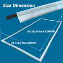 5304507199 White Freezer Door Seal Gasket Fit for Frigidaire Refrigerator, Replacement Part AP6037262 Replaces 5304507208 216522312 216522362 216522313 4454918 PS11770643, 65.8 by 31.5