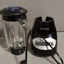 BLACK+DECKER Countertop Blender with 6-Cup Glass Jar, 10-Speed Settings, Black, BL2010BG