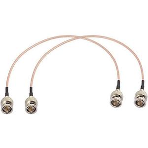Superbat 3G HD SDI Cable BNC Cable 1ft 30cm 75 ohm for Cameras BMCC Video Equipment Supports HD-SDI 3G-SDI 4K 8K SDI Video Cable (Straight,2Pcs)