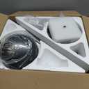 42 Inch Flush Mount Ceiling Fans without Lights, Small Black Ceiling Fan with Remote, 6-Speeds, Quiet Reversible DC Motor, Indoor/Outdoor Ceiling Fan for Patio, Living Room, Bedroom