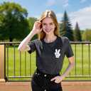 Fantastical Shirt for Women Fairy Tale Tshirt Family Vacation Tee Cute Graphic Short Sleeve Tops (S)
