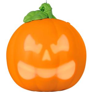 Hallmark Keepsake Halloween Ornament, Spirited Pumpkin With Light and Sound, Halloween Gifts