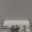 6 Light Track Lighting Kit Brushed Nickel Kitchen Track Lighting Fixtures Ceiling Mount Bathroom Vanity Wall Scones Light Fixture with Clear Glass, Rotatable Spotlight for Kitchen Shop Hallway