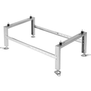 HSA500 - Support Bracket for Air Conditioner or Heat Pump, Adjustable Size, Floor Stand Ground Mounting Bracket, Stainless Steel, Stand for Outdoor AC Unit, Heavy Load 1100 lbs