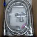 Handheld Bidet Sprayer for Toilet - Stainless Steel Portable Bathroom Bidet Jet Sprayer Set with Water Pressure Control - Cloth Diaper Sprayer for Baby Feminine Wash, Wall or Toilet Mount (2pcs)