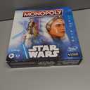 Monopoly Hasbro Gaming Star Wars Light Side Edition Board Game for Families and Kids Ages 8 and Up, Star Wars Jedi Game for 2-6 Players, Medium