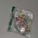 Thyle 12 Pcs Wooden Christmas Village Door Hanging Ornament Farmhouse Xmas Tree Tag Decoration Rustic Wooden House for Craft Small Hanging Ornament for Winter Gift Decor (Colorful)