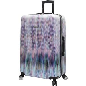 Steve Madden 28 Inch Checked Luggage Collection - Scratch Resistant (ABS + PC) Hardside Suitcase - Designer Lightweight Bag with 8-Rolling Spinner Wheels (Diamond) Steve Madden 28 Inch Checked Luggage Collection - Scratch Resistant (ABS + PC) Hardside Suitcase - Designer Lightweight Bag with 8-Rolling Spinner Wheels (Diamond)