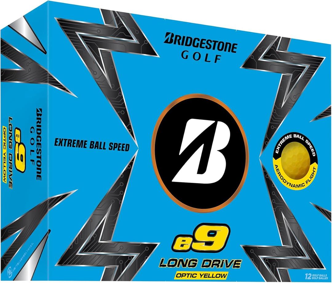 Bridgestone Golf 2023 e9 Long Drive Yellow Golf Balls