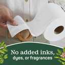 Aria 100% Recycled Toilet Paper, 6 Rolls, 3-Ply Soft Bath Tissue, Paper Packaging