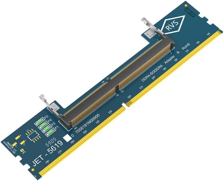 Mustpoint Laptop SO DDR4 RAM to Desktop DDR4 Adapter Card, Memory Tester SO DIMM 4 to ddr4 Converter