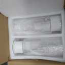 48 Pack Glass Cylinder Vases 4,6,8,10 Inch Tall Clear Flower Vase Hurricane Floating Candle Holder for Table Centerpiece Wedding Home Decor