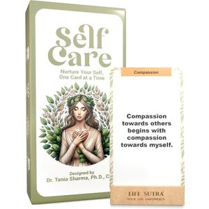 Life Sutra Daily Affirmation Cards for Men & Women  80 Motivational Cards for Self Care with Guidebook & Gift Box  Boost Self-Love, Inner Strength & Mindfulness  Premium Quality & Inspirational