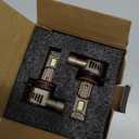 SEALIGHT 9012 HIR2 Light Bulbs, 9X Super Brighter 6500K Cool White 9012 HIR2 LED Fog Bulbs with Fan, 1:1 Halogen Mini Size, Off-Road Lights with Plug N Play, Pack of 2
