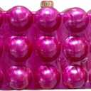 Women Acrylic Clutch Chic Marble Evening Handbag Wedding Box Clutch Purse Chain Shoulder Bag for Prom Party (Fuchsia)