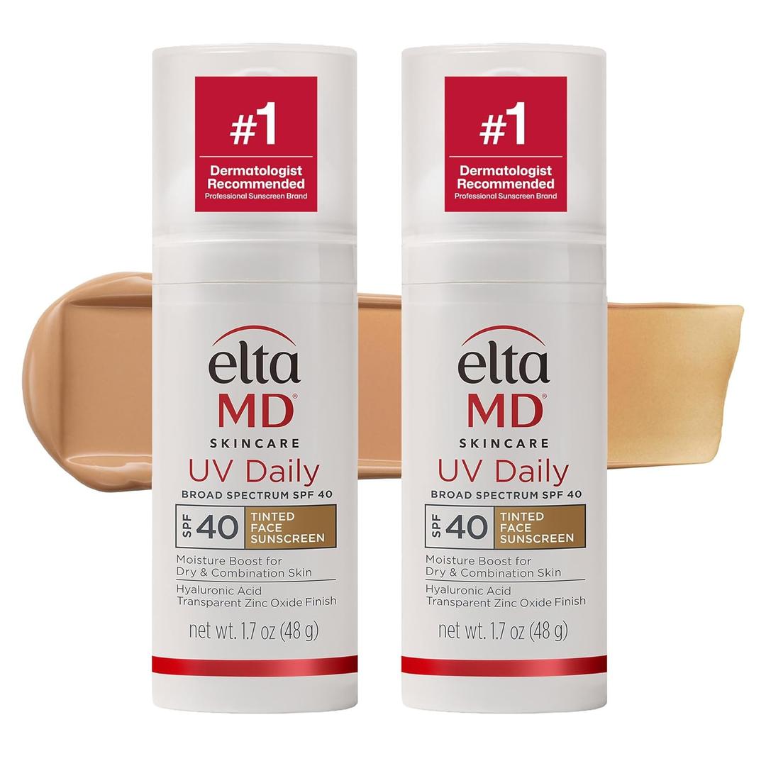 EltaMD UV Daily SPF 40 Face Sunscreen Moisturizer with Zinc Oxide, Daily Face Moisturizer with SPF, Sunscreen for Dry Skin