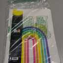 Astrobrights Undated Teacher Planner, 14-Month Layout, Flexible Cover, 8.5" x 11", Premium 28 lb. Paper, 200 Stickers, Good Day Rainbow (91161)