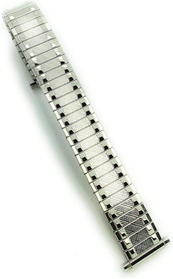 16mm up to 20mm Stainless Steel Stretch Expansion Watch Band