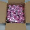 32 Pack Mini Disco Balls Decorations Different Sizes Mirror Ball with Hanging String Small Disco Ball Ornament for Disco Theme Party Cake Topper DJ Club Christmas Wedding Home Decor (Pink)