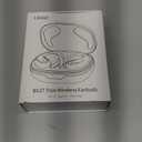 Wireless Earbud, 75H Bluetooth 5.4 Headphones Sport IP7 Waterproof, Running Wireless Earphones with ENC Noise Canceling Mic, 3D Bass Over Ear bud with Earhooks for Android, iOS, Workout, Gym, Rosegold