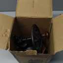 Coffee Grinder, Wooden Coffee Bean Grinder Manual Coffee Grinder Roller, Antique Coffee Mill with Cast Iron Hand Crank for Making Mesh Coffee, Decoration, Best Gift (Brown (Six Deformation Base))