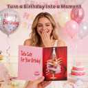 Ballet Birthday Card with Music & Motion, Cute Chicken Musical Birthday Cards for Girl, Sister, Granddaughter, Daughter, Mom, Pop Up Birthday Card for Kids, 5.9"x7.9"