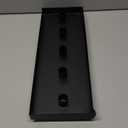 TELOSMA Advent Candle Holder - 4 Candlestick Seats, Matte Black Iron Candle Tray for Taper Candles - Autumn Thanksgiving Christmas Dining Table Kitchen Island Fireplace Mantel Centerpieces Decoration