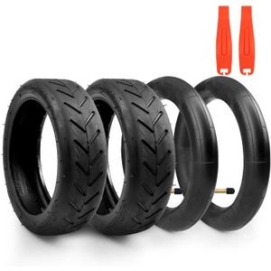 8.5 Inch E Scooter Tire+Inner Tube,8 1/22 Electric Scooter Tire Replacement Wheel,8.5x2.0 Inch Tires for E-Scooter/Kids Bike,Durable Butyl (2 Set2xTire+2xTube)
