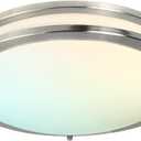LUXRITE 16 Inch LED Flush Mount Ceiling Light, CCT Color Temperature Selectable 2700K | 3000K | 3500K | 4000K | 5000K, Dimmable Ceiling Light Fixture, 24W, 1960 Lumens, Energy Star, ETL Listed