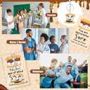 6 Sets Employees Appreciation Gifts Bulk, Cute Handmade Crocheted S'more Marshmallow Keychains with Thank You Cards Xmas Stocking Stuffer for Coworker Staff Team Holiday Party Favory