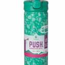 Manna™ Push™ Stainless Steel Bottle - Green 26oz