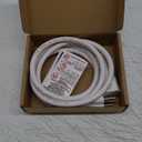 Amazon Basics Extension Cord, 3 Ft, 3 Prong Outlet Extender, Indoor Extension Cord, 13 Amps, 125V, White